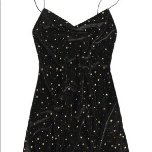 Black starry dress